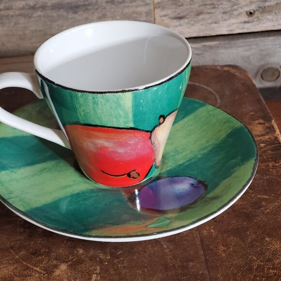 Tuscany by MISONO Cup & Saucer Set 1 of 2 - Picture 4 of 5